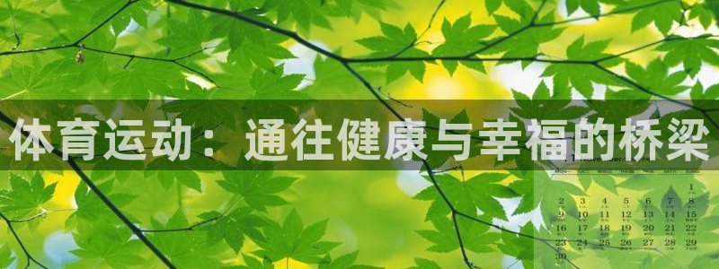yy易游官方正版app集团官网首页网址：体育运动：通往健康与